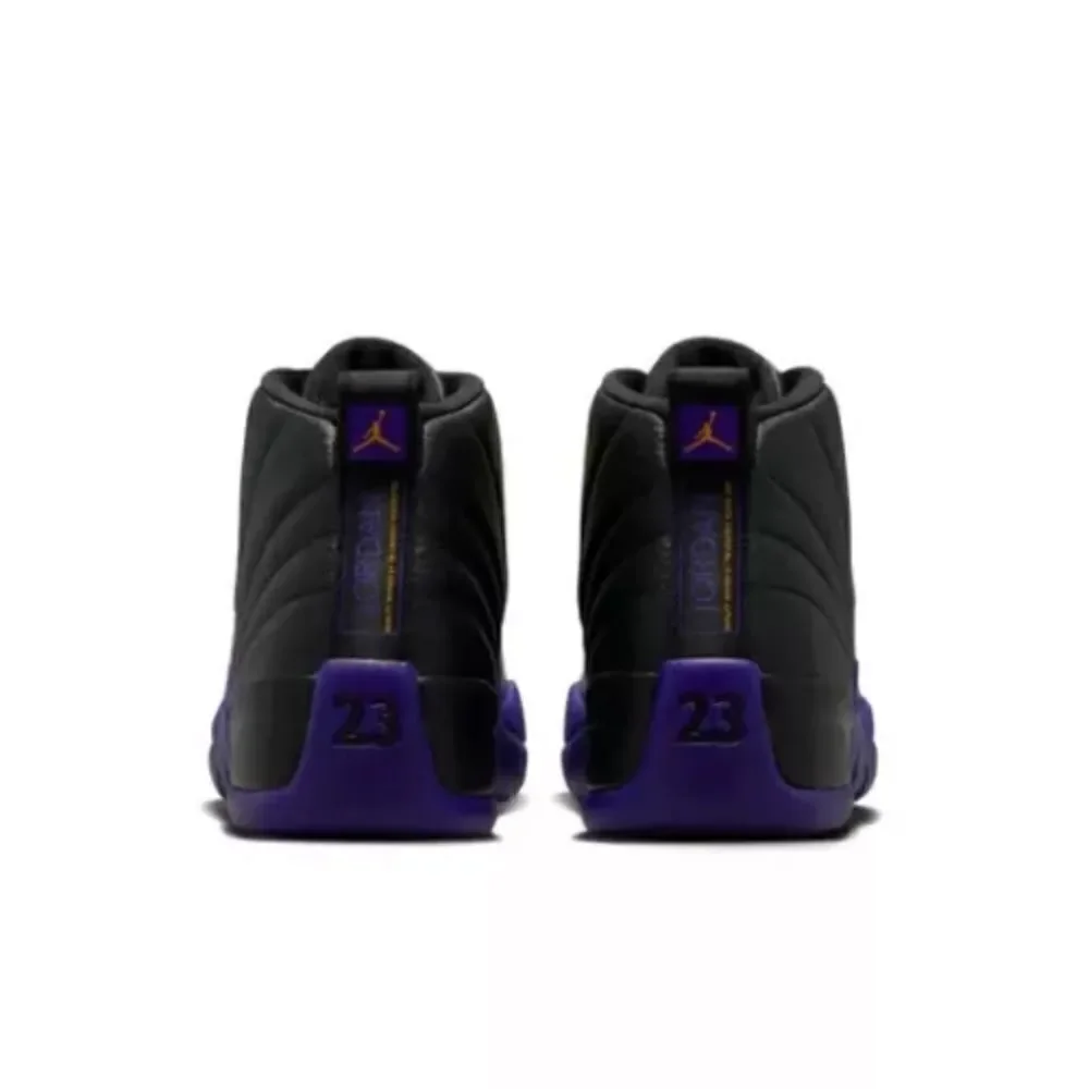 Air Jordan Retro 12 Field Purple Black Sneakers Size 12 - Picture 5 of 14